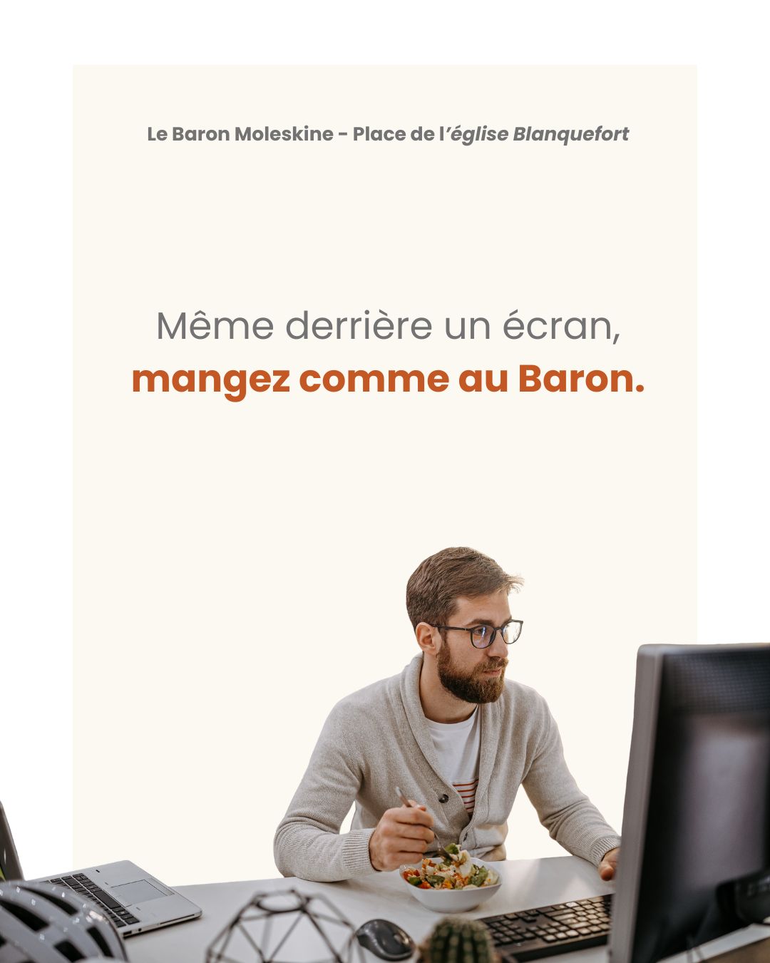 Baron Moleskine Blanquefort, nos plats à emporter